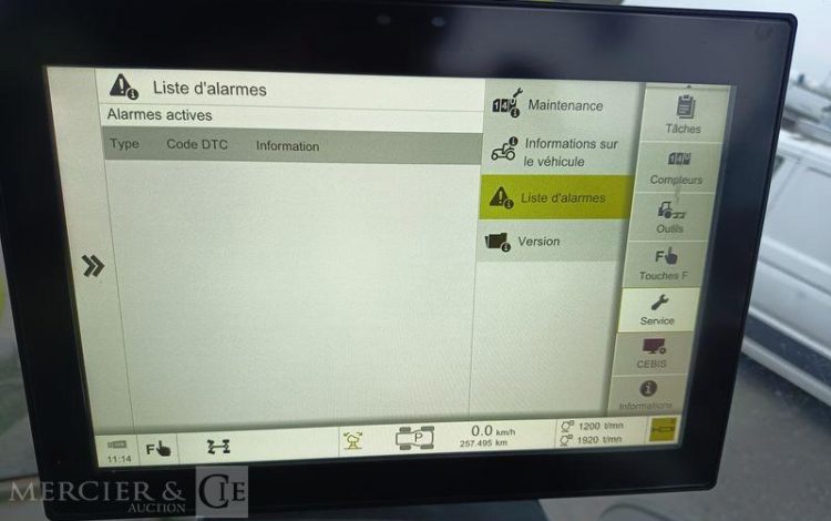 CLAAS TRACTEUR AGRICOLE AXION 830 CMATIC DIESEL – 3353 HEURES – ANNEE 2019  FJ-992-NF