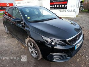 PEUGEOT 308 SW 1,6 BLUEHDI 120 S&S GT LINE – DIESEL – 136797 KMS – ANNEE 2019 BLANC FK-093-FB