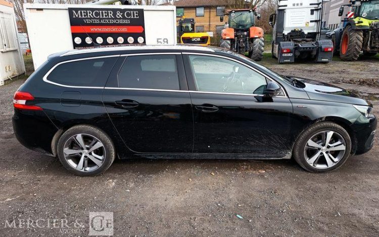 PEUGEOT 308 SW 1,6 BLUEHDI 120 S&S GT LINE – DIESEL – 136797 KMS – ANNEE 2019 BLANC FK-093-FB