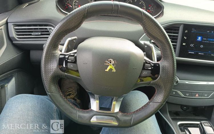 PEUGEOT 308 SW 1,6 BLUEHDI 120 S&S GT LINE – DIESEL – 136797 KMS – ANNEE 2019 BLANC FK-093-FB