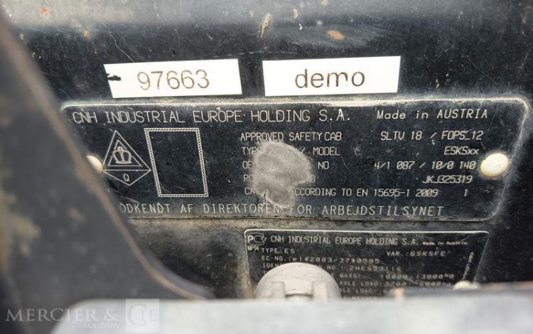 CASE TRACT IH PUMA 220 CVX- DIESEL – ANNEE 2019  FM-471-VK