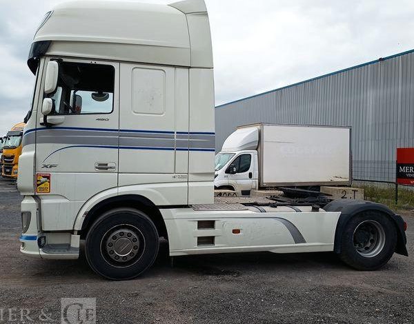 DAF XF 480 – PTRA : 44 TONNES – DIESEL – 772624 KMS – ANNEE 2020 BLANC FR-090-BJ