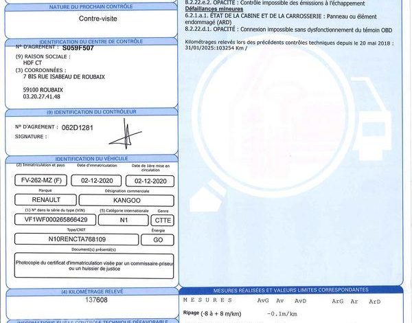 RENAULT KANGOO 1.5 BLUEDCI 95ch BLANC FV-262-MZ