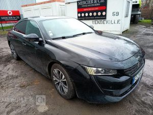 PEUGEOT 508 PURE TECH 130 CH S&S ALLURE PACK EAT8 – DIESEL 109939 KMS – ANNEE 2021 NOIR FZ-218-SR
