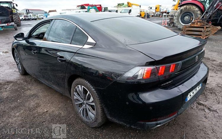 PEUGEOT 508 PURE TECH 130 CH S&S ALLURE PACK EAT8 – DIESEL 109939 KMS – ANNEE 2021 NOIR FZ-218-SR