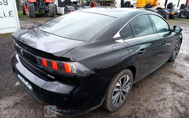 PEUGEOT 508 PURE TECH 130 CH S&S ALLURE PACK EAT8 – DIESEL 109939 KMS – ANNEE 2021 NOIR FZ-218-SR
