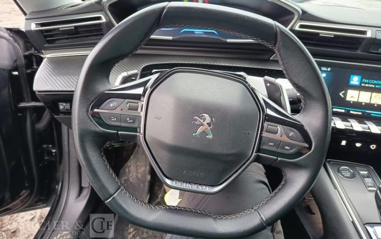 PEUGEOT 508 PURE TECH 130 CH S&S ALLURE PACK EAT8 – DIESEL 109939 KMS – ANNEE 2021 NOIR FZ-218-SR