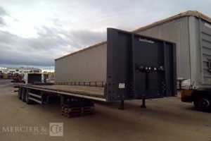 LECITRAILER SEMI-REMORQUE PLATEAU 3 ESSIEUX PTAC 38T GRIS GB-401-HW