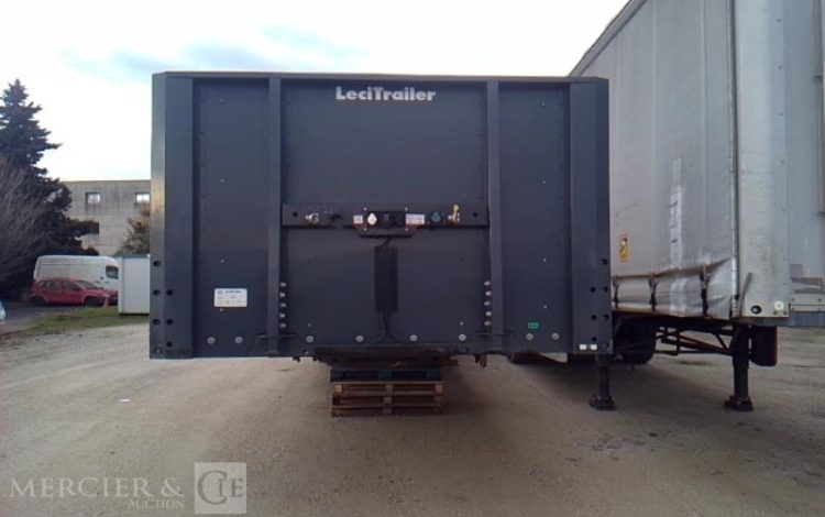 LECITRAILER SEMI-REMORQUE PLATEAU 3 ESSIEUX PTAC 38T GRIS GB-401-HW