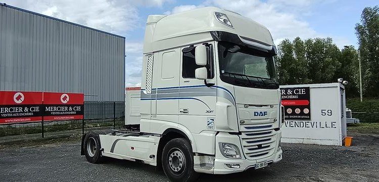 DAF XF 480 FT – PTRA 44 TONNES – DIESEL – 616736 KMS – ANNEE 2021 BLANC GC-199-XD
