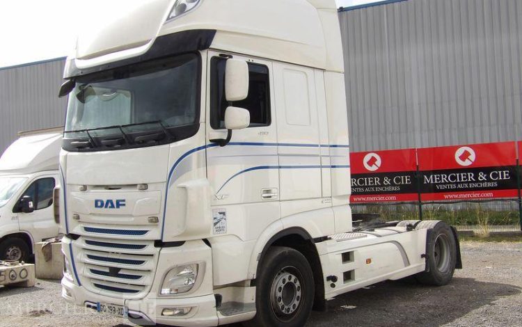 DAF XF 480 FT – PTRA 44 TONNES – DIESEL – 616736 KMS – ANNEE 2021 BLANC GC-199-XD