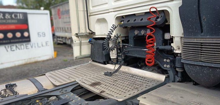 DAF XF 480 FT – PTRA 44 TONNES – DIESEL – 616736 KMS – ANNEE 2021 BLANC GC-199-XD