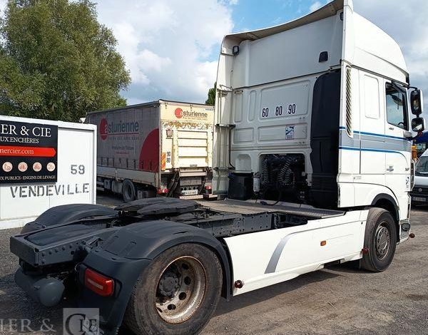DAF XF 480 FT – PTRA : 44 TONNES – DIESEL – 605344 KMS – ANNEE 2021 BLANC GD-703-CV