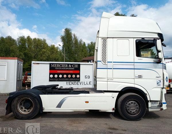 DAF XF 480 FT – PTRA : 44 TONNES – DIESEL – 605344 KMS – ANNEE 2021 BLANC GD-703-CV