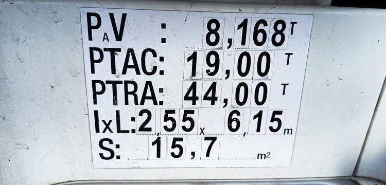 DAF XF 480 FT – PTRA : 44 TONNES – DIESEL – 605344 KMS – ANNEE 2021 BLANC GD-703-CV