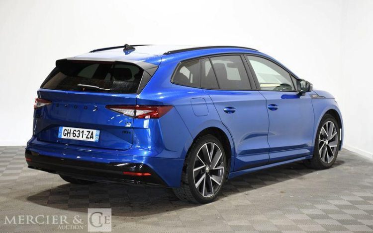SKODA ENYAQ 80X 82KWH 265ch SPORT LINE 4X4 BVA BLEU GH-631-ZA