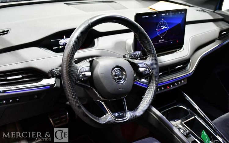 SKODA ENYAQ 80X 82KWH 265ch SPORT LINE 4X4 BVA BLEU GH-631-ZA