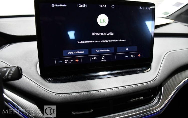 SKODA ENYAQ 80X 82KWH 265ch SPORT LINE 4X4 BVA BLEU GH-631-ZA