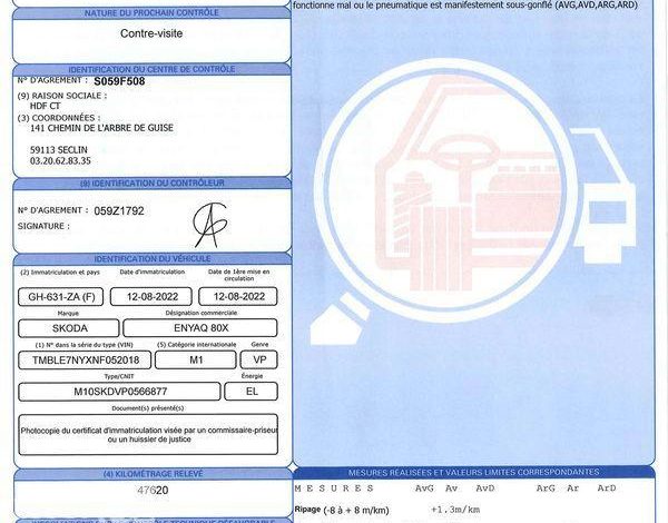 SKODA ENYAQ 80X 82KWH 265ch SPORT LINE 4X4 BVA BLEU GH-631-ZA