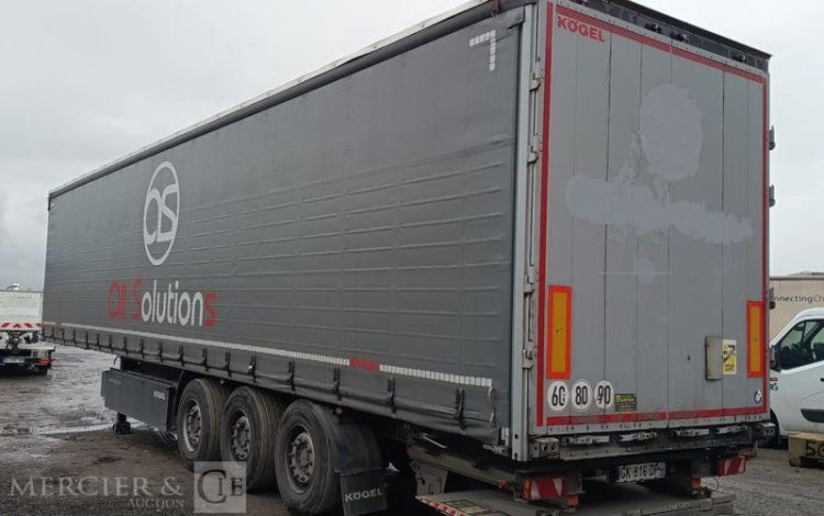 KOGEL SEMI REMORQUE BACHEE 3 ESSIEUX – PTAC : 38 TONNES –  GK-816-DP