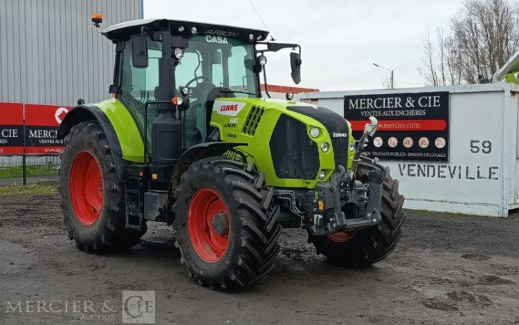 CLAAS TRACTEUR AGRICOLE ARION 610 – DIESEL – 422 HEURES – ANNEE 2022  GL-959-EX