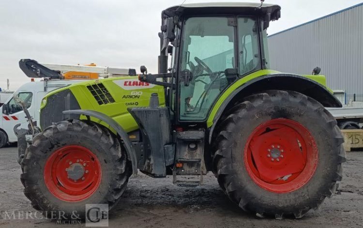 CLAAS TRACTEUR AGRICOLE ARION 610 – DIESEL – 422 HEURES – ANNEE 2022  GL-959-EX