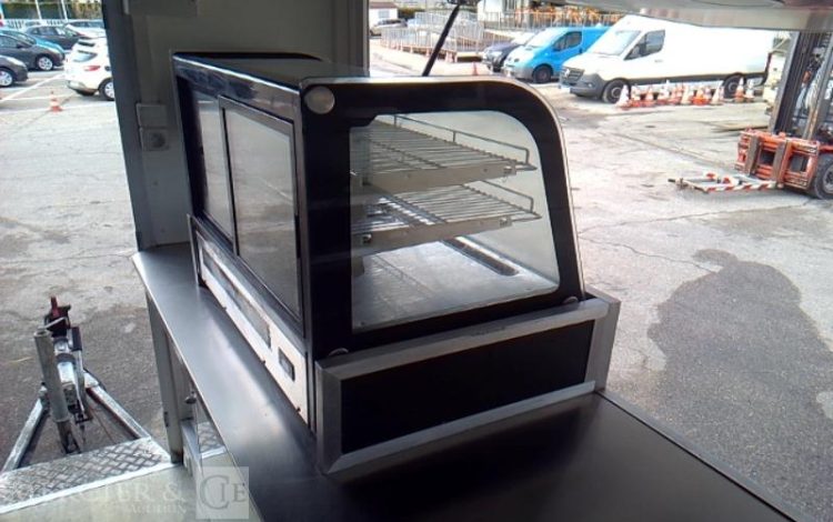 BW TRAILERS REMORQUE L 4200 FOOD TRUCK 2 ESSIEUX PTAC VERT GR-743-KD