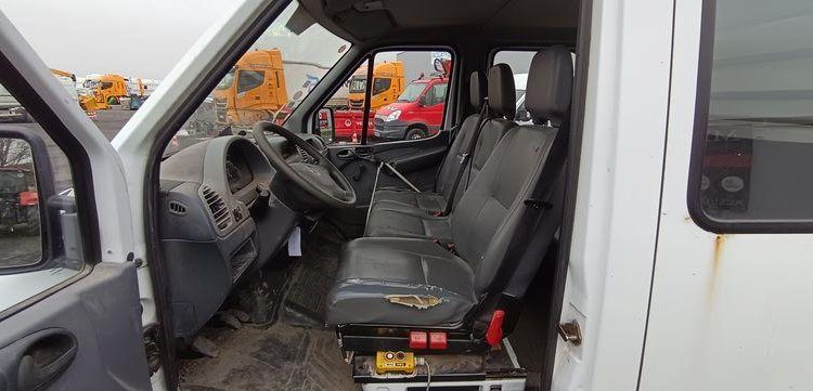 MERCEDES SPRINTER 411CDI 35 2.2D 109 CV  BENNE DOUBLE CABINE – DIESEL – AN 2003 BLANC GW-786-DH