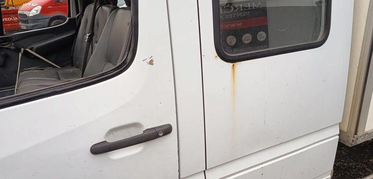 MERCEDES SPRINTER 411CDI 35 2.2D 109 CV  BENNE DOUBLE CABINE – DIESEL – AN 2003 BLANC GW-786-DH