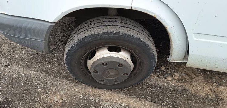 MERCEDES SPRINTER 411CDI 35 2.2D 109 CV  BENNE DOUBLE CABINE – DIESEL – AN 2003 BLANC GW-786-DH