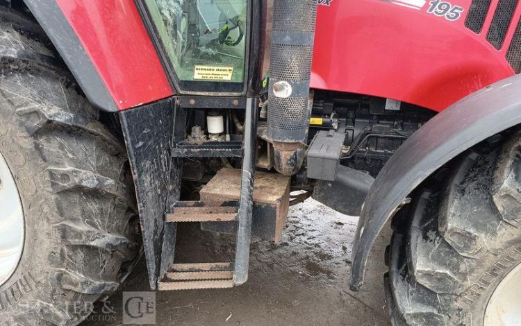 CASE TRACTEUR AGRICOLE IH CVX 195 DIESEL – 9400 HEURES – ANNEE 2010  GX-285-FV