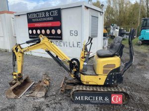 YANMAR MICROPELLE SV08-1A(S) A VOIE VARIABLE SUR CHENILLES DIESEL 1T – 1175 H – AN 2020  JAH918