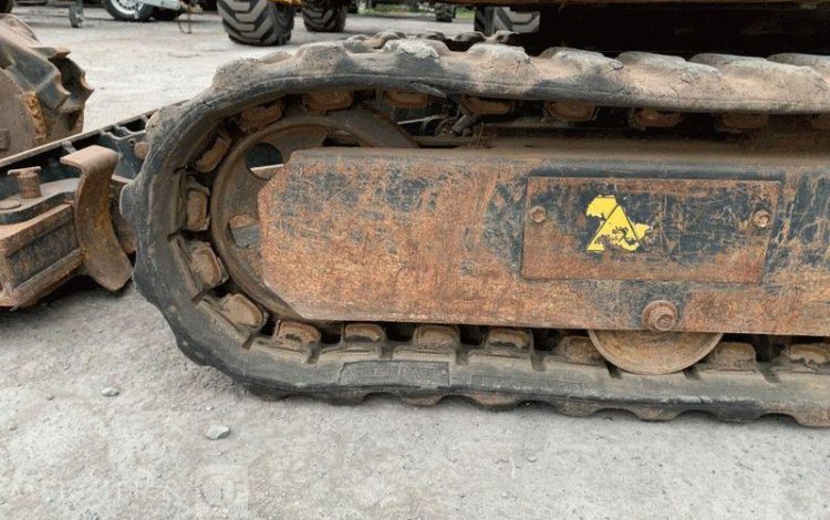 YANMAR MICROPELLE SV08-1A(S) A VOIE VARIABLE SUR CHENILLES DIESEL 1T – 1175 H – AN 2020  JAH918