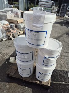 autre Lot de 5 Seaux de revêtement FLOGUL® 862.02 STANDARD Blanc  marque RS Coatings.  90