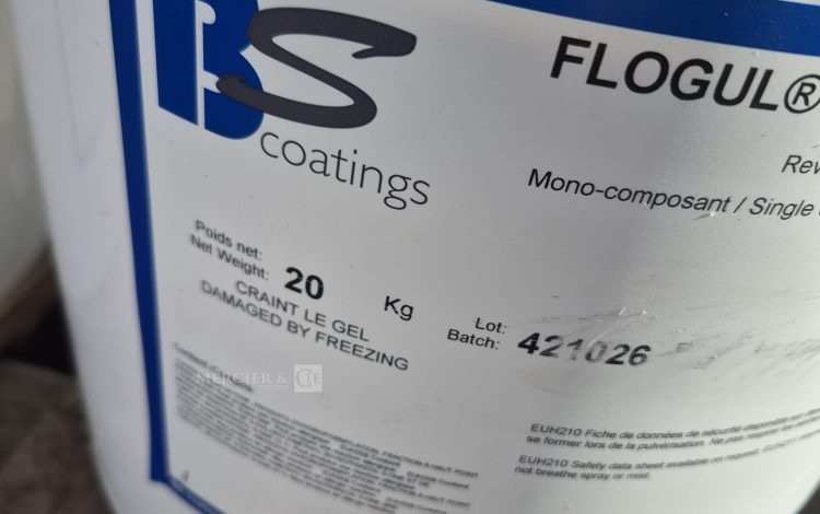 autre Lot de 5 Seaux de revêtement FLOGUL® 862.02 STANDARD Blanc  marque RS Coatings.  90