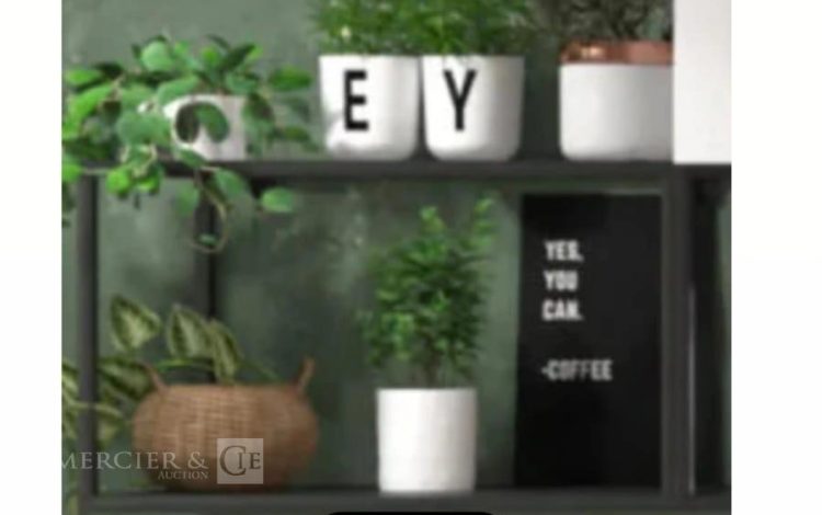 autre Lot de 4 étagères murales métalliques de  60cm , marque OSKAB  91