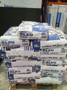 autre Lot de 36 sac de plâtre fin enduire briqueter  de 25kg , marque  Lutèce Bleu  93