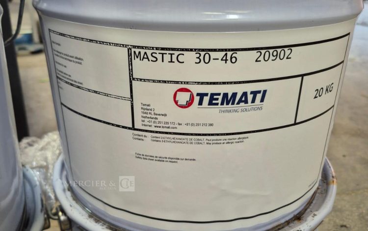 autre Lot comprenant 4 seaux de mastic industriel TEMATI Mastic 30-46, conditionnés en  104