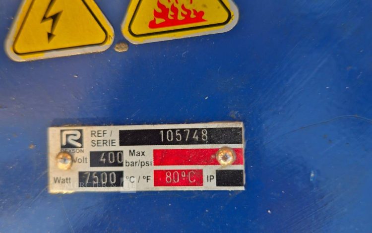 autre Pompe Heated Pump Unit 65/1 série 105748 , volt 400 , watt 7500 marque REXSON  106