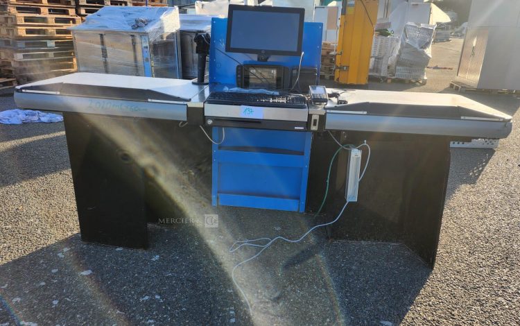 autre Comptoir de caisse COP avec tapis convoyeur, poste informatique complet (écran,  123