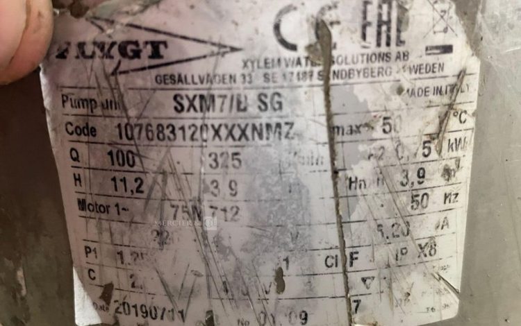 FLYGT SXM7/B SG  POM010559