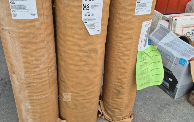 autre Lot comprenant 3 rouleaux de revêtement de sol souple acoustique NORAPLAN Stone  167