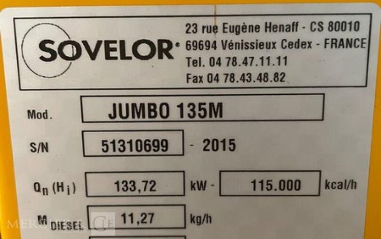 SOVELOR JUMBO 135M  CID010044