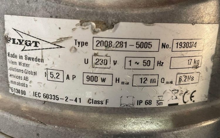 FLYGT 2008.281-5005  POM010267