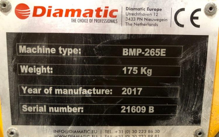 DIAMATIC BMP-265E  RAB010024