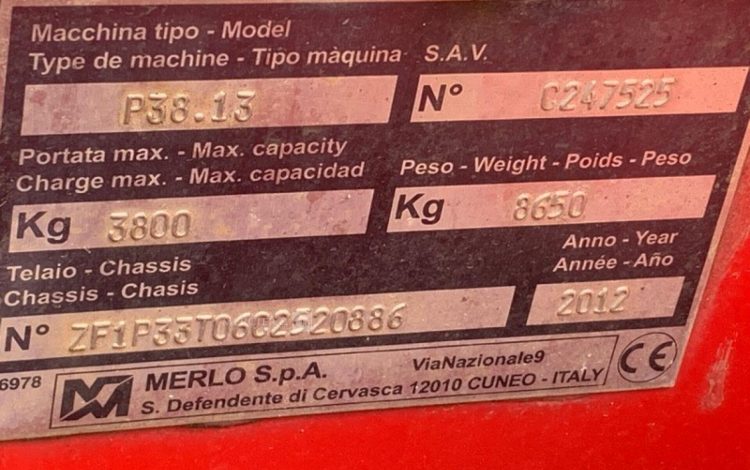 MERLO P38.13  107228
