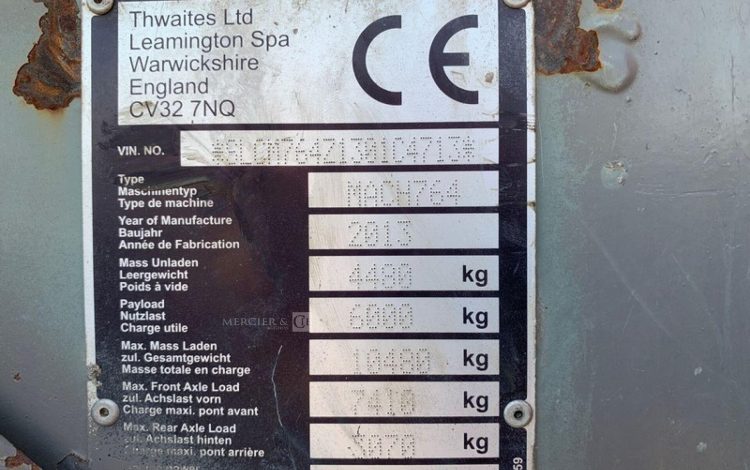 THWAITES MACH764  113539
