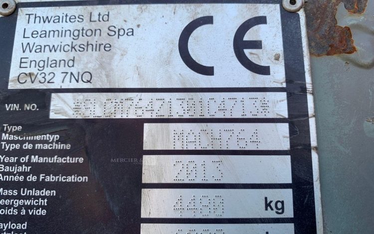 THWAITES MACH764  113539