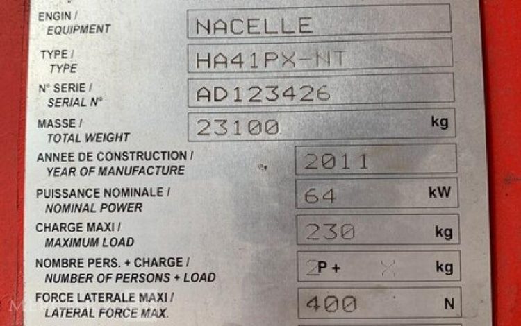 HAULOTTE HA41PX-NT  49660103