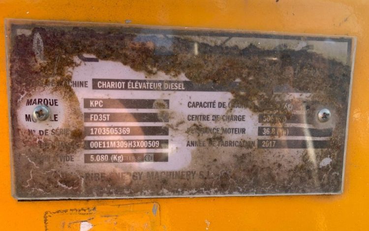 KPC FD35T  CHA748002